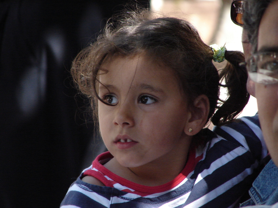 Girl in a jacket