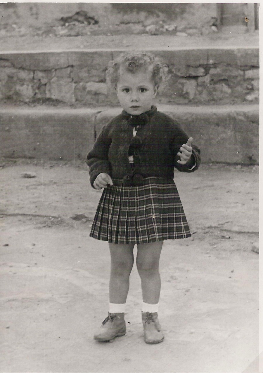 Girl in a jacket